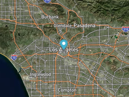 Los Angeles Satellite Map
