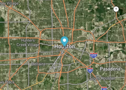 Houston Satellite Map