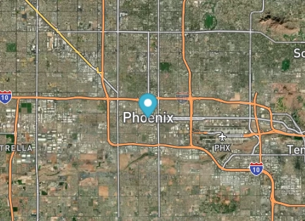 Phoenix Satellite Map